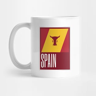 Spain Country Symbols Mug